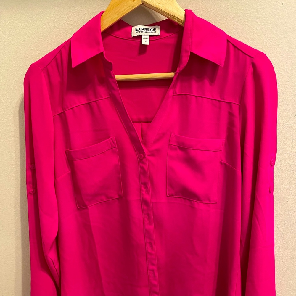 Express Button Up Blouse